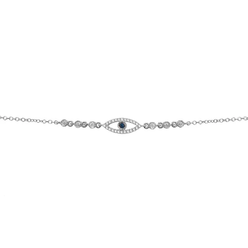 14K GOLD DIAMOND SABRINA EYE BRACELET