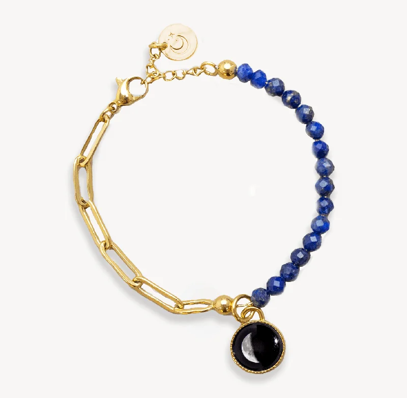 Bhavana Crystal Bracelet- in Lapis