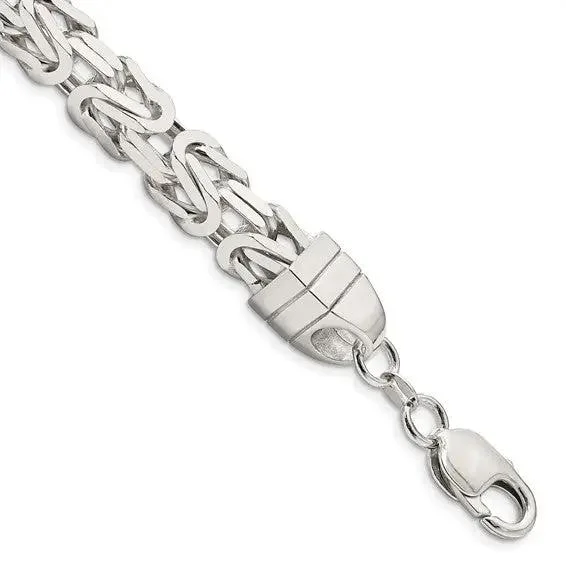 Byzantine Chain Bracelet in Sterling Silver