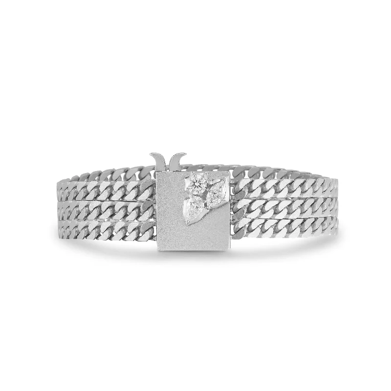 18K White Gold