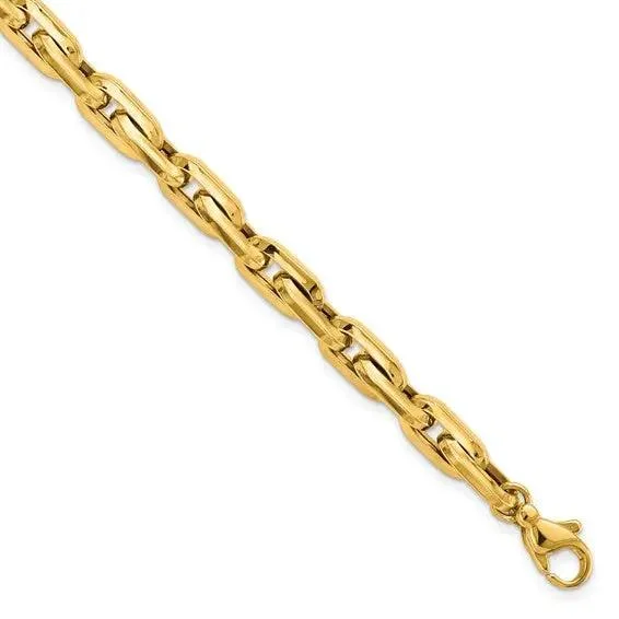 Gold Cable Chain Bracelet