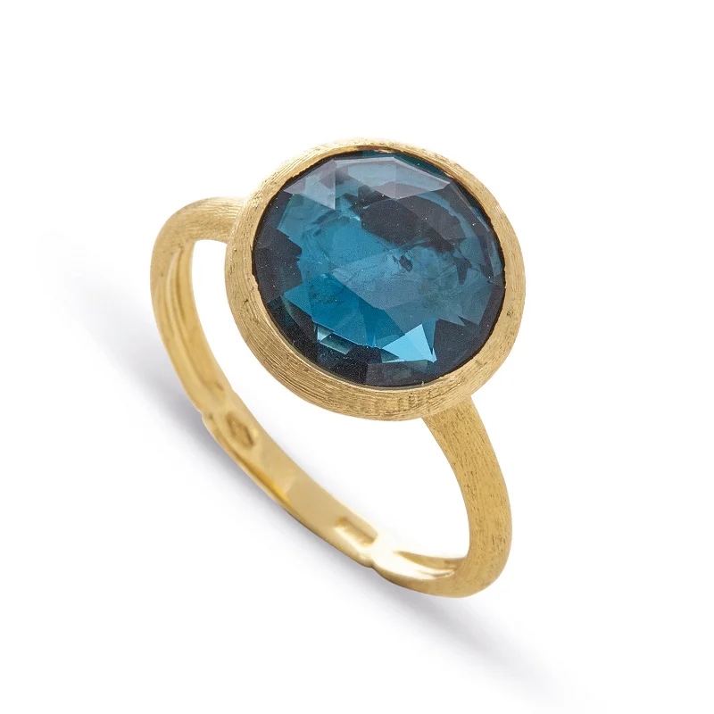 Medium London Blue Topaz Ring