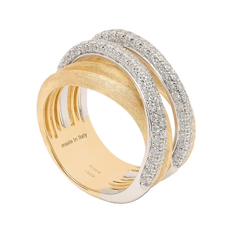 5-Strand Diamond Stackable Ring