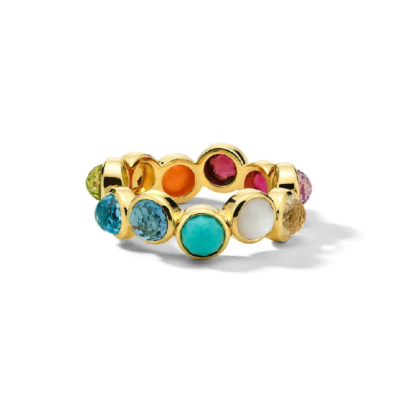 All-Stone Rainbow Lollipop Eternity Ring