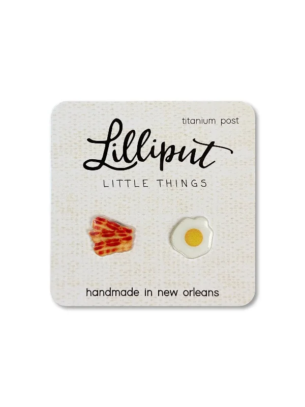 Bacon & Egg Posts by Lilliput Little Things