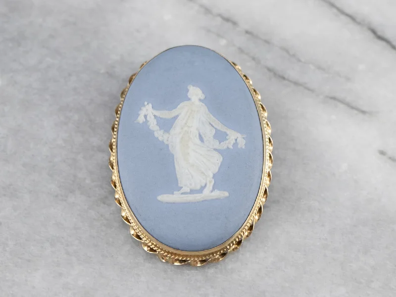 Vintage Wedgwood Cameo Brooch or Pendant